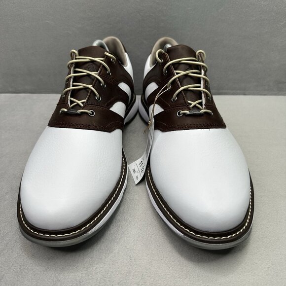 adidas‎ MC-Z Traxion Mens Size 11 Golf Shoes White Leather Spikeless NEW main image 8